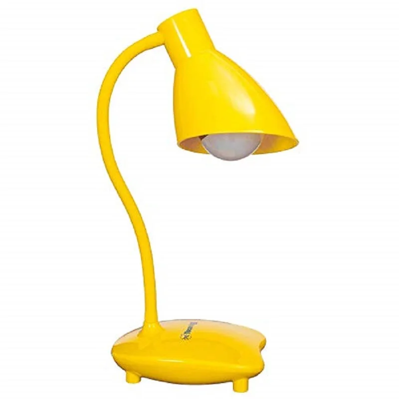 LAMPARA DE MESA DE LA MANGUERA EL MODELO BASE COLOR AMARILLA Solo se puede utilizar bombilla LED 5w.