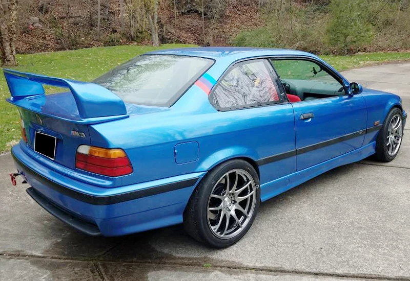 سبويلر M3 GT V2 Style لسيارات BMW E36 1990 + موديلات جودة A + ملحقات السيارة E36 سبويلر كأس ضبط السيارة