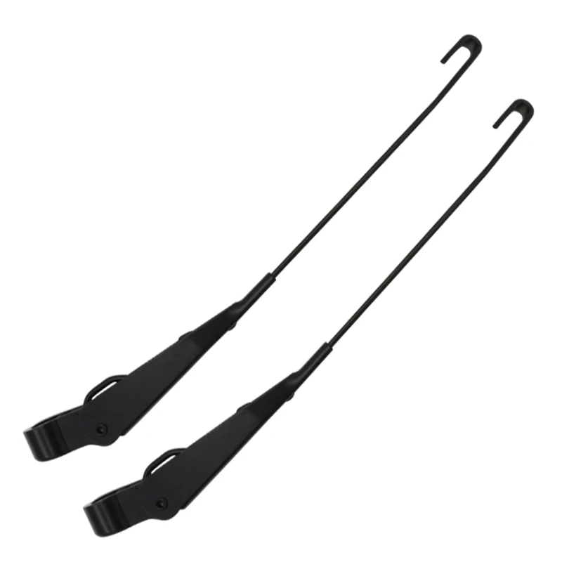 2X Car Front Windscreen Windshield Wash Wiper Arm for Land Rover Defender 90 110 RHD 1987 - 2006 Black Car Autopart Accessories