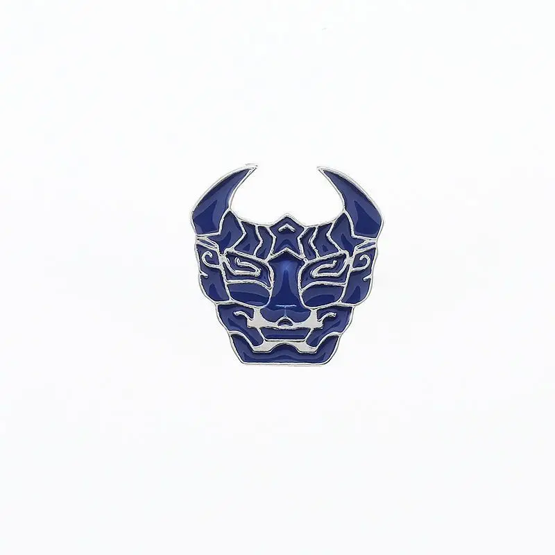 6PCS Mo Dao Zu Shi Metal Brooch Grandmaster of Demonic Cultivation Wei Wuxian Lan Wangji Family Cosplay Cute Anime Mini Badge