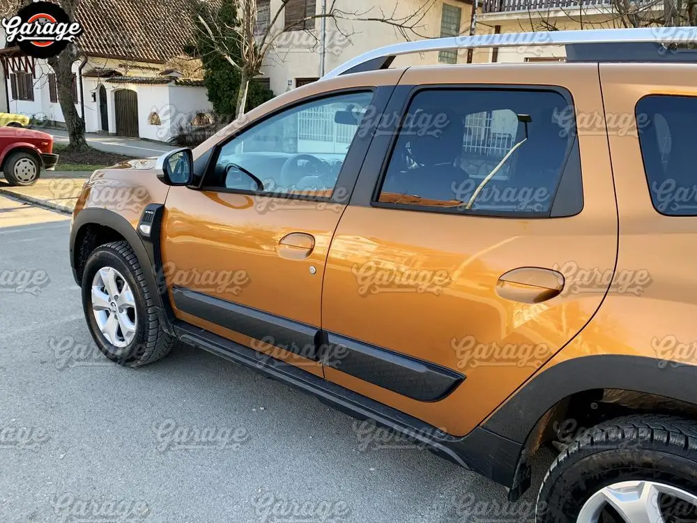 Guard covers on doors for Dacia Duster 2018- / Renault Duster 2021- ABS plastic accessories moldings protective plate scratches