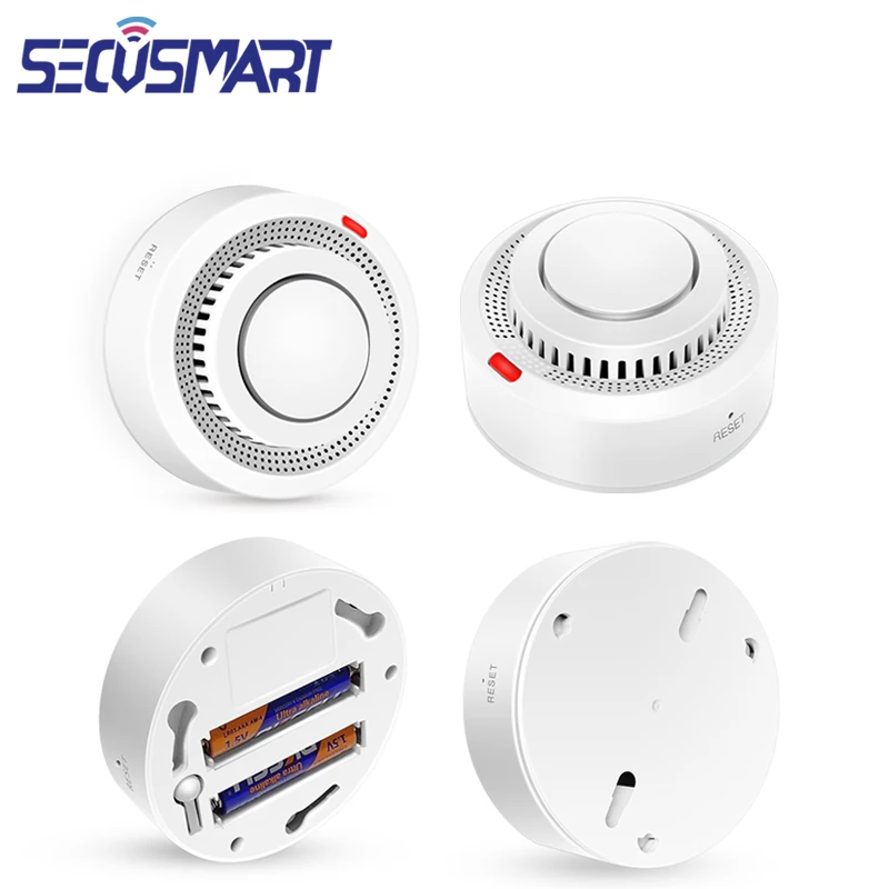 Tuya WiFi Smoke Sensor Kitchen Security Smoke Detector Smokehouse Combination Fire Alarm Home Security System