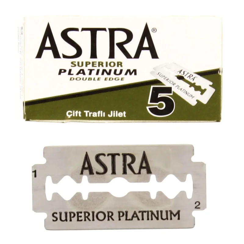 Lames de rasoir Astra Superior Platinum Double Edge 200 pièces