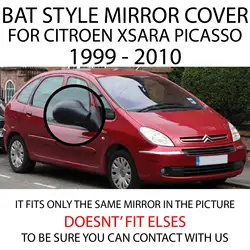 M4 Mirror Cover For Citroen XSara Picasso Accessory Bright Black Piano Black BAT BATMAN Case CAR Shields External Parts