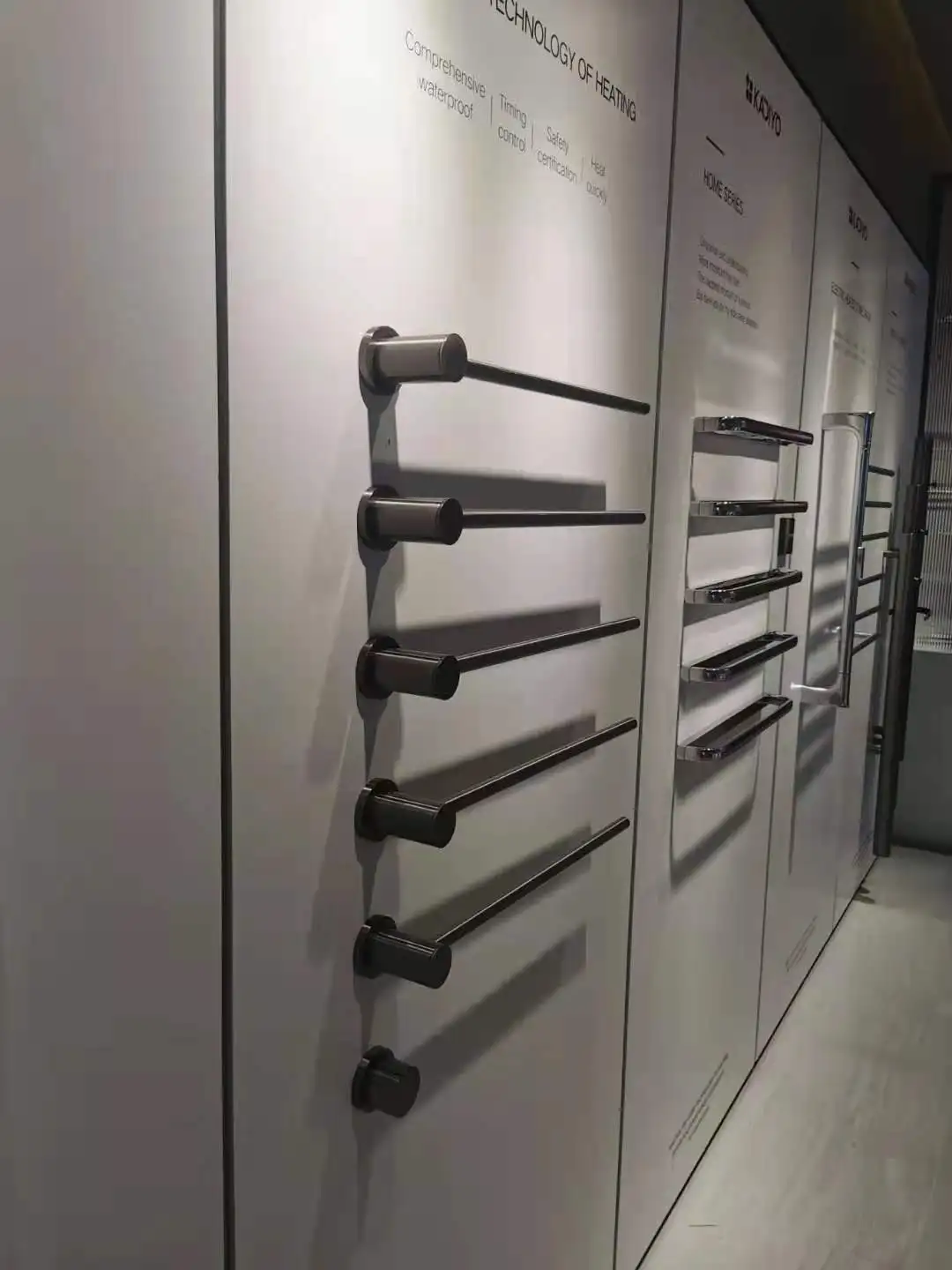 Bad Elektrische Handtuch Rack 3 + 1 bars ( Gun Grau Farbe)