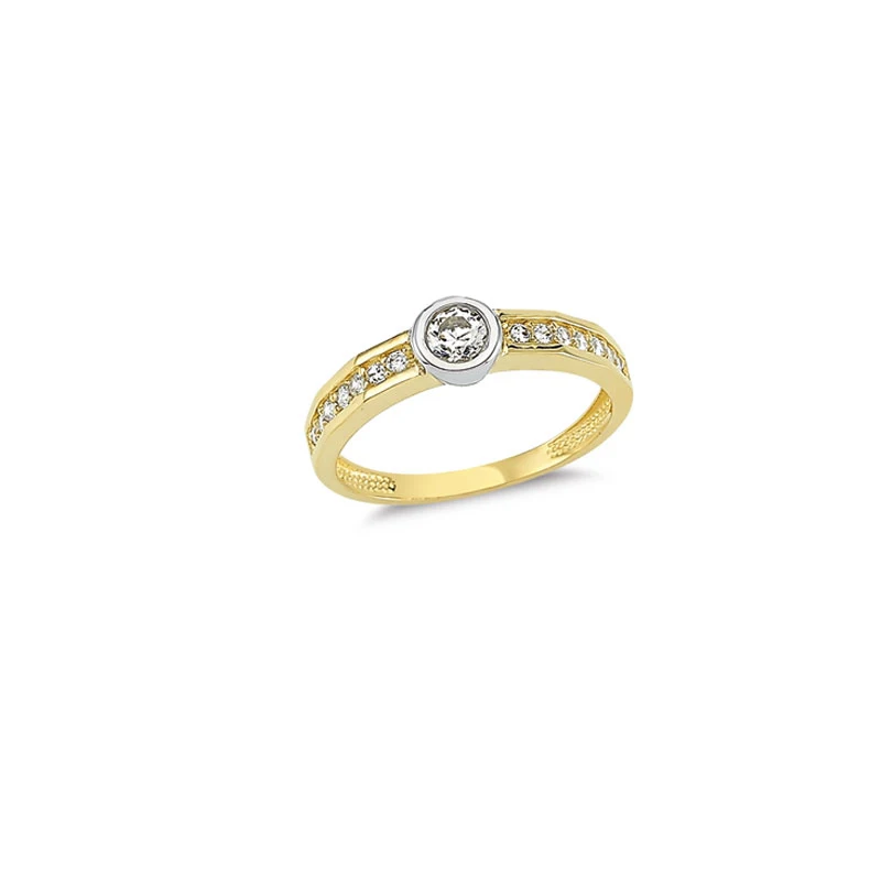 14K Solid Gold Gracious Ring for Women