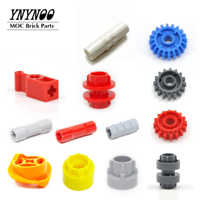 10-20Pcs/lot Technical Driving Ring Connector Smooth Changeover Catch Gears Shifter MOC Parts Building Blocks DIY Bricks Toys