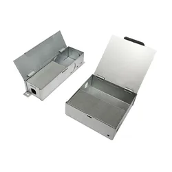 Square LED Driver Metal Case Galvanized Sheet Junction Boxes for UL Power Supply Automatical Cover