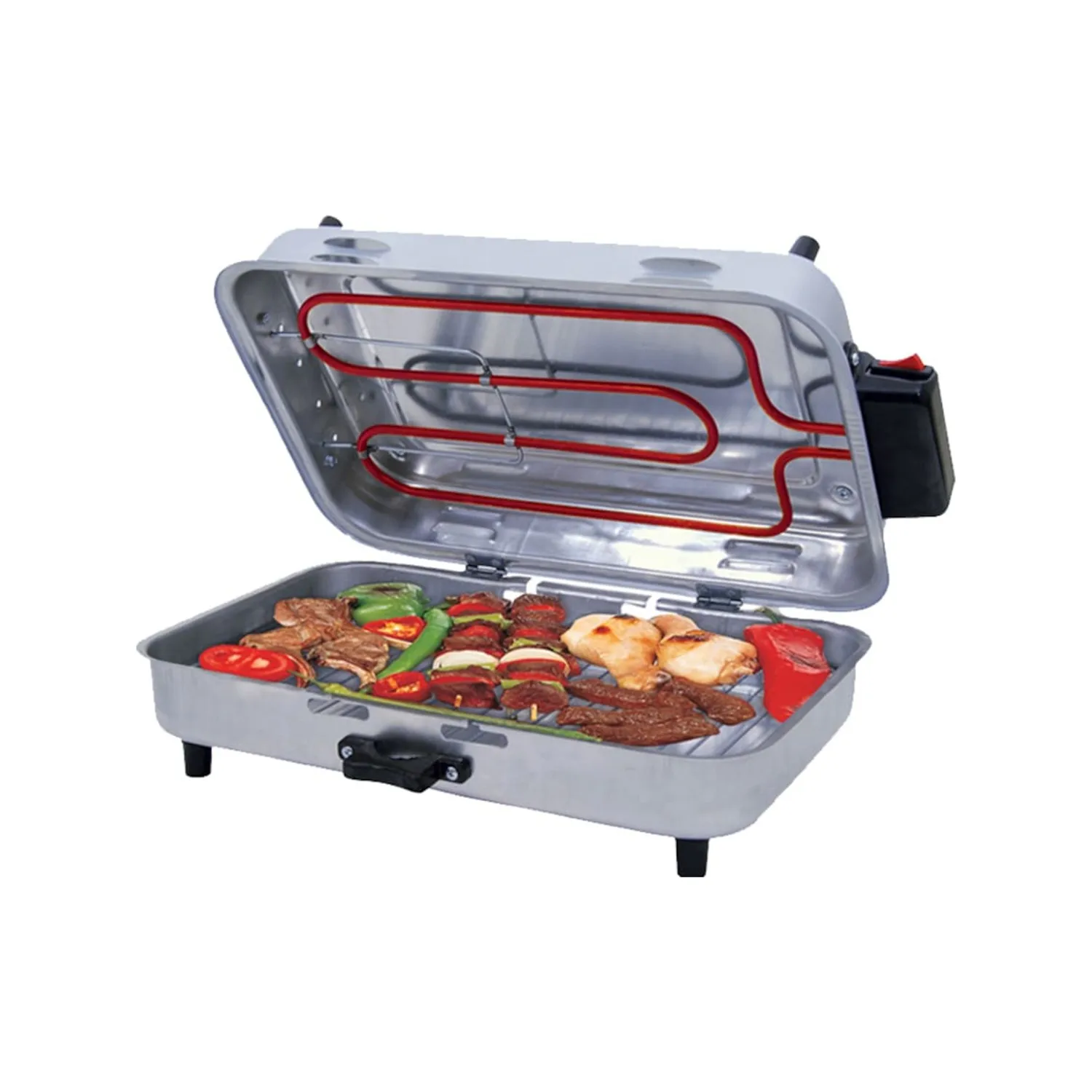 Taner Mega Size Electric Grill Barbecue 1200 WATT 220-240V 50-60Hz Odorless And Smokeless 40x11x25 cm Free Shipping Turkey