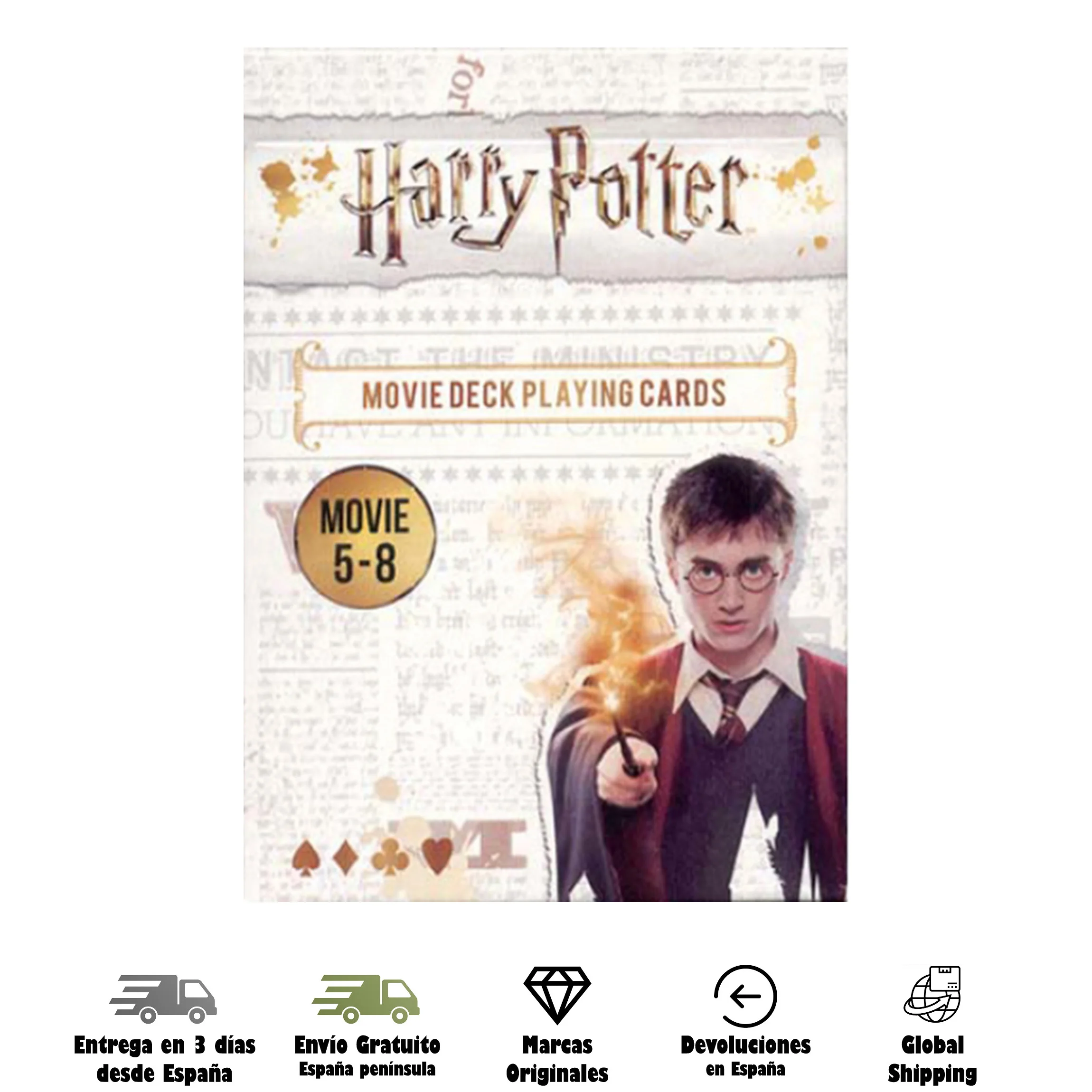 Cartamundi, HARRY POTTER, deck Poker, table game, playing cards, films Cinema 5-8, frames, poster, adults, outdoor, collection