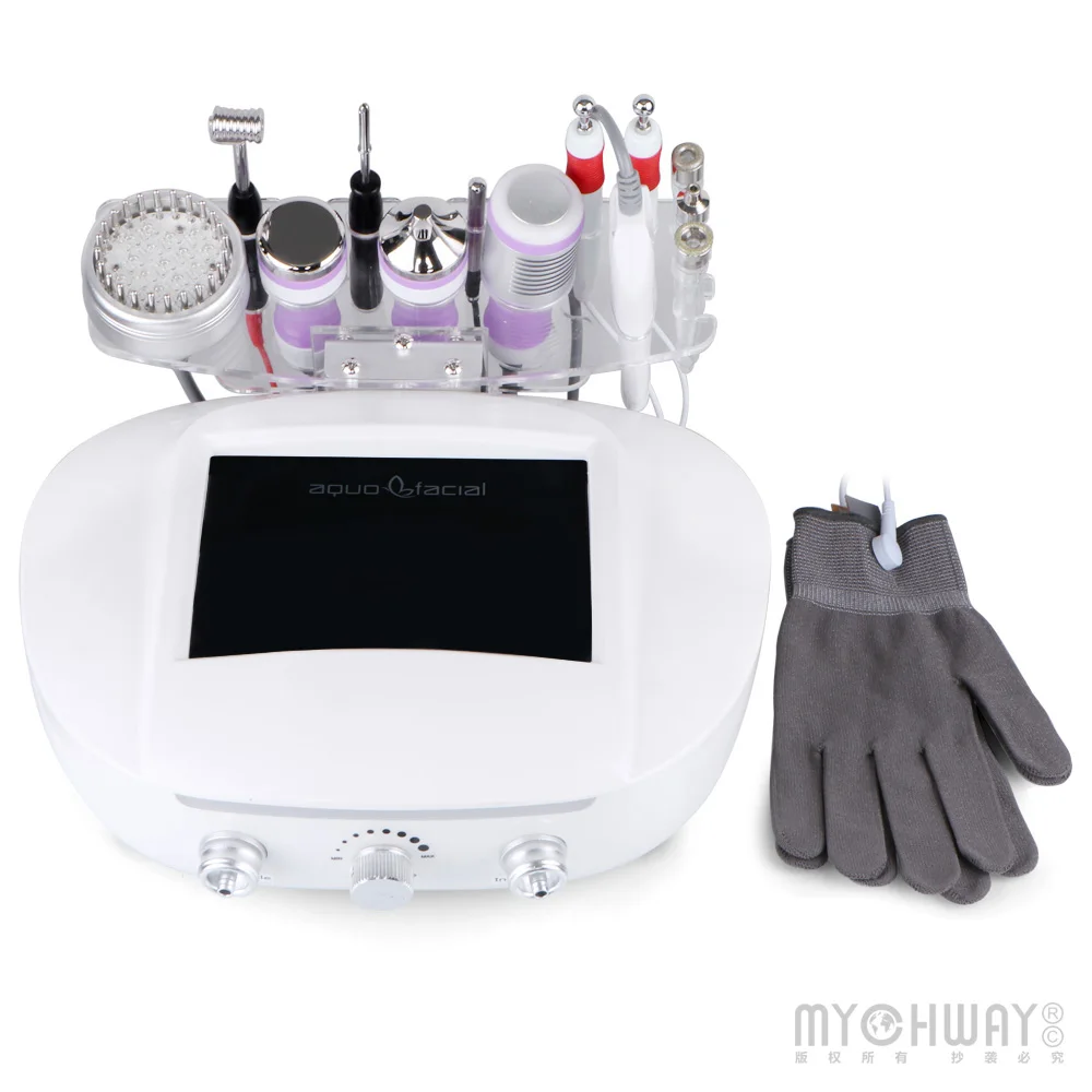 9 In 1 Microdermabrasion Dermabrasion Photon Skin Care Ultrasonic Skin Scrubber Microcurrent Facial Slimming Beauty Machine