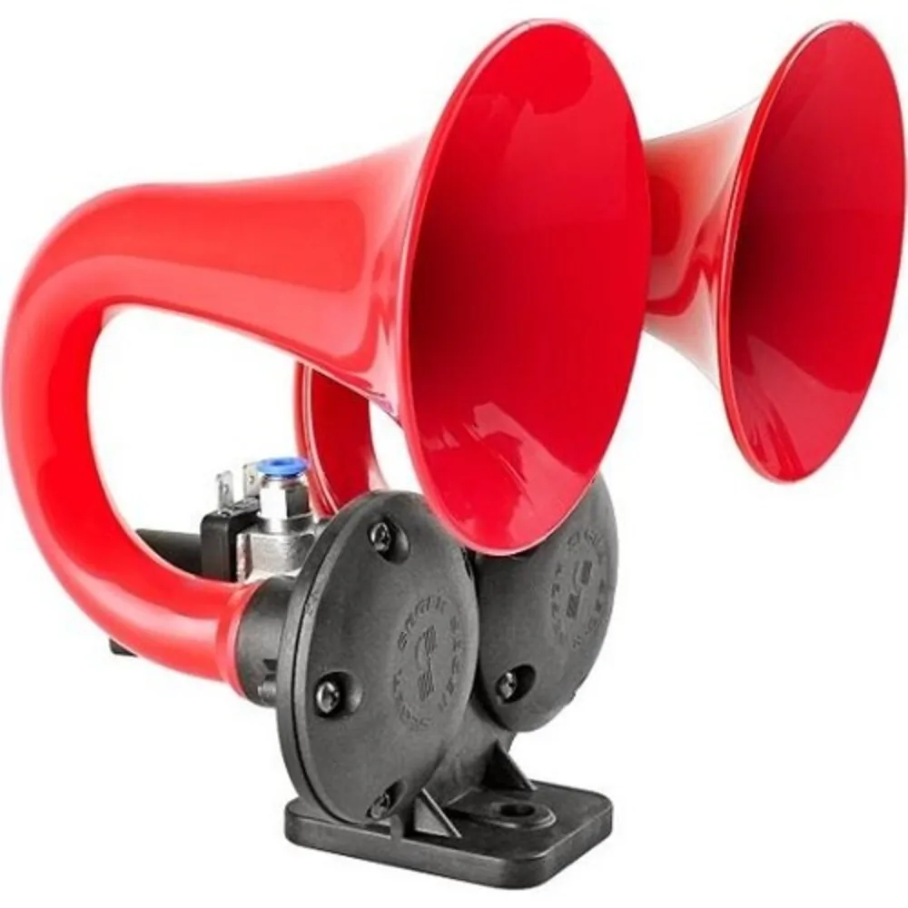 Seger 12 Volt Air Horn Two Pipe / Jeriko / Double Horn Fast Free Shipping