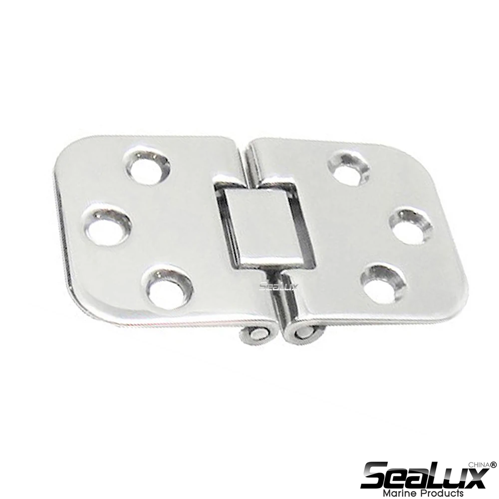 

Sealux Door Hinge Flush 2 pin hinge Marine Grade Stainless Steel Mirror Polished for Boat, RVs, Marine Accessory