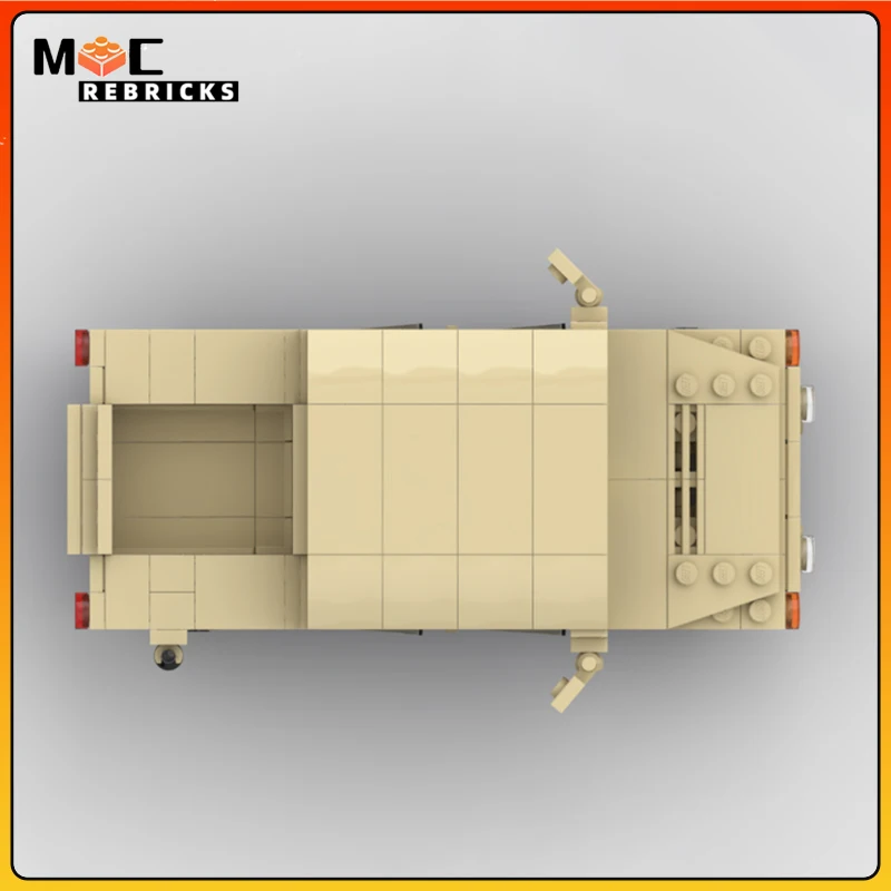 Moderne technische Amerikaanse stad politie SWAT voertuig pick-up Humvee WW2 militaire bouwstenen auto onderwijs baksteen speelgoed kinderen cadeau