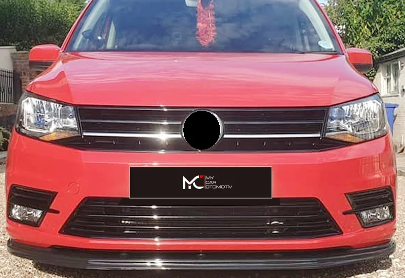 Max design amortecedor dianteiro lábio a + para vw caddy mk3 fl2 2015 + alta qualidade acessórios do carro splitter spoiler difusor carro tuning