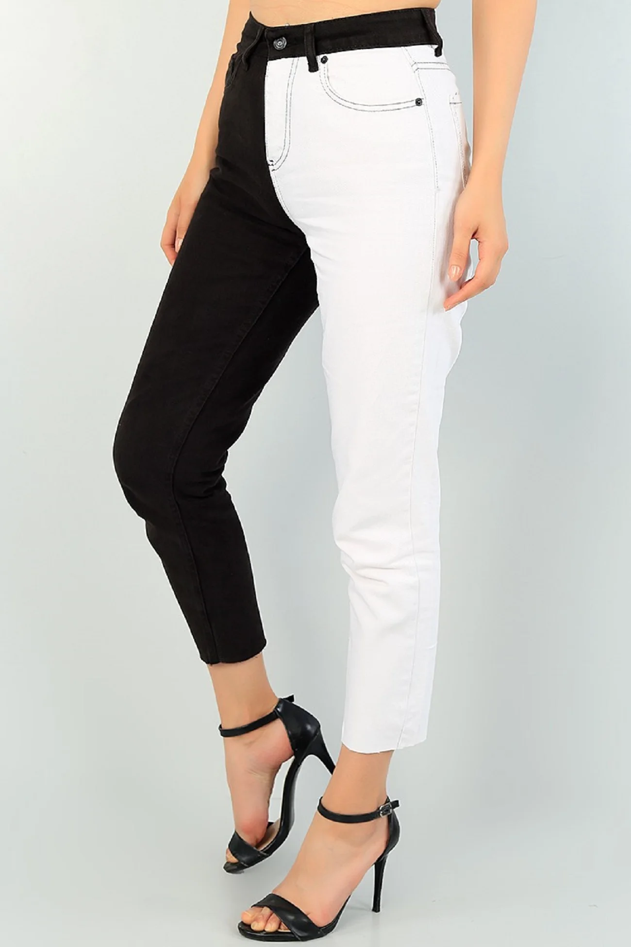 Pantalones vaqueros ajustados de cintura alta para mujer, Jeans cálidos de algodón 100%, ropa informal para mujer, ropa para llaves, ropa para mamá