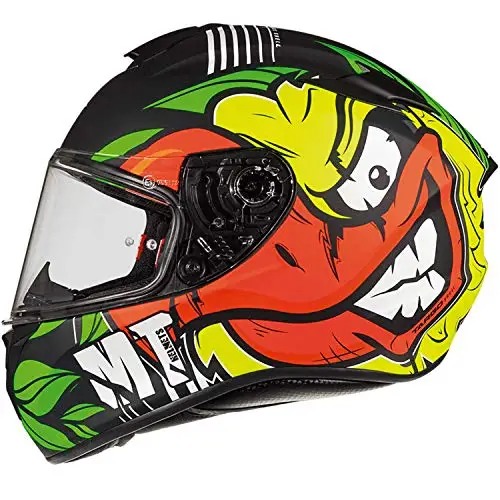 MT Targo Truck A2-Matt yellow motorcycle Integral helmet. XS to XL. Motorcycle safety and protection