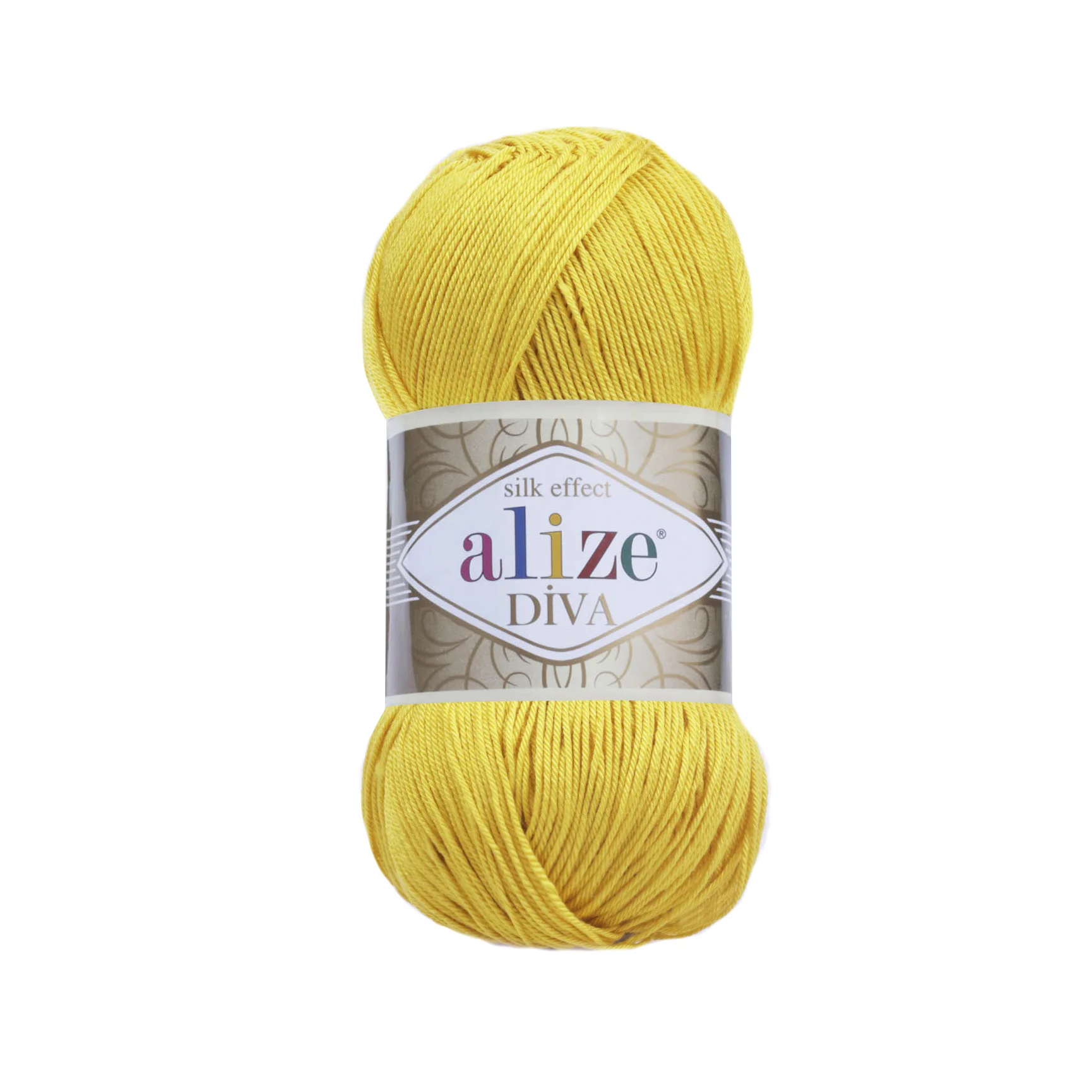 High Quality 5 Pieces Alize Diva Yarn Microfiber Acryilic Hand Knitting for Scarf Accesory Cardigan Thin Dyed Thread