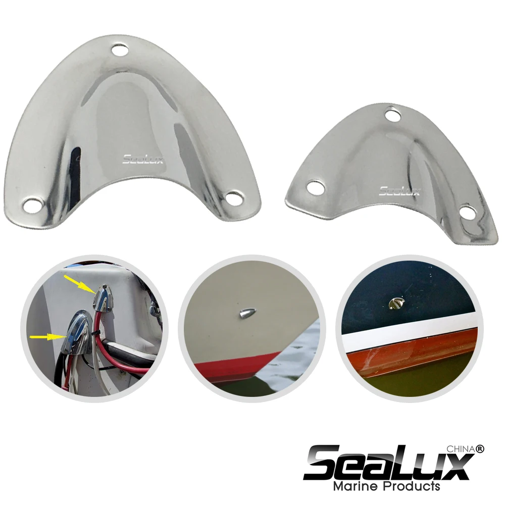 

Sealux Marine Grade Stainless Steel Midget Vent Clam-shell for Yacht Boat Sailing Ship Accessory Marine Hardware