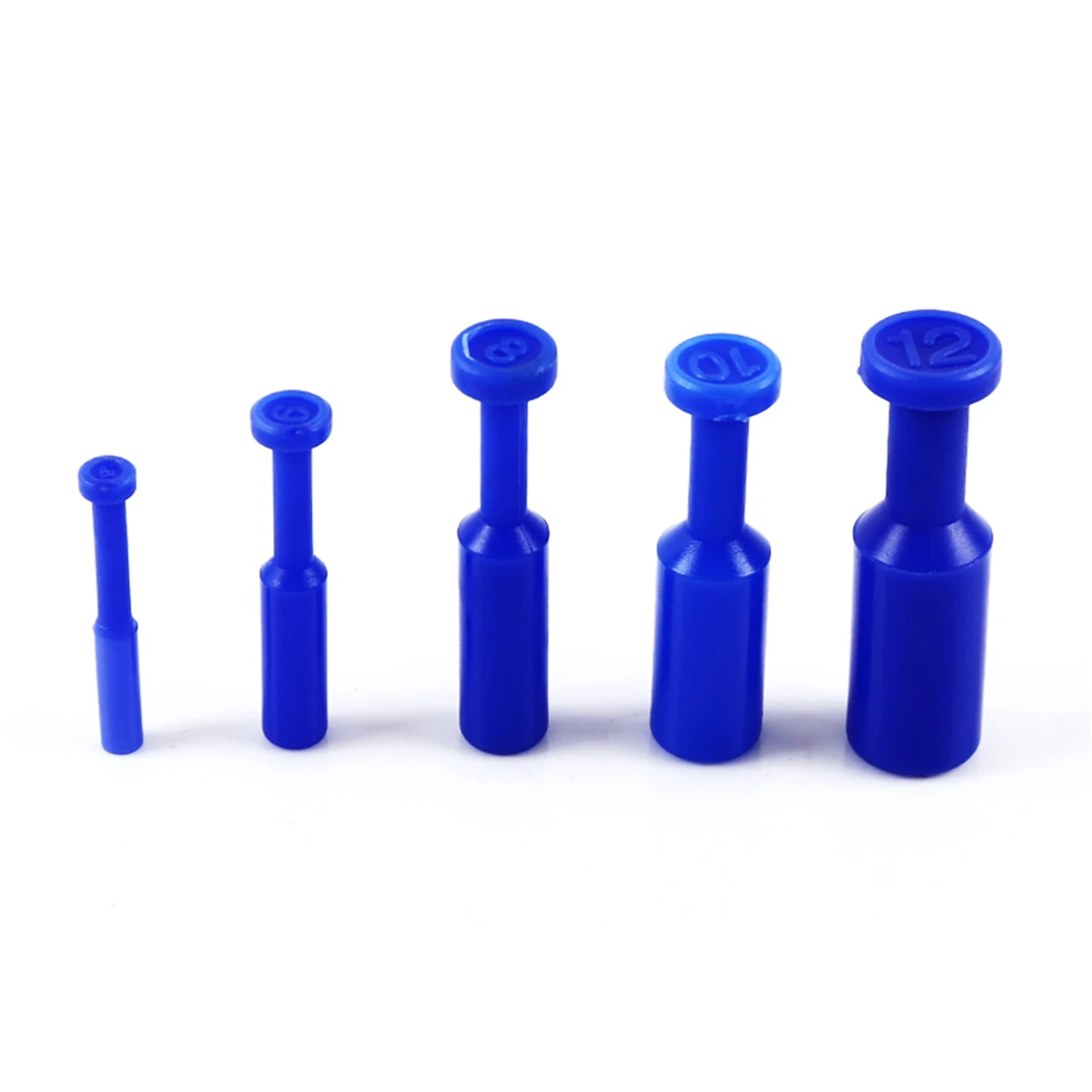 10PCS Blue Nylon Pneumatic 4/6/8/10/12MM Blanking Plug Hose Tube Push Fit Connector Air Line