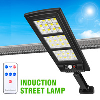 LED Solar Light Outdoor COB SMD 60/144/180 LEDs Waterproof PIR Motion Sensor Remote Control Wall Lamp for Garden Yard Path