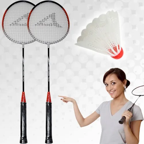 Badminton Set (2 Racket + 1 Top)