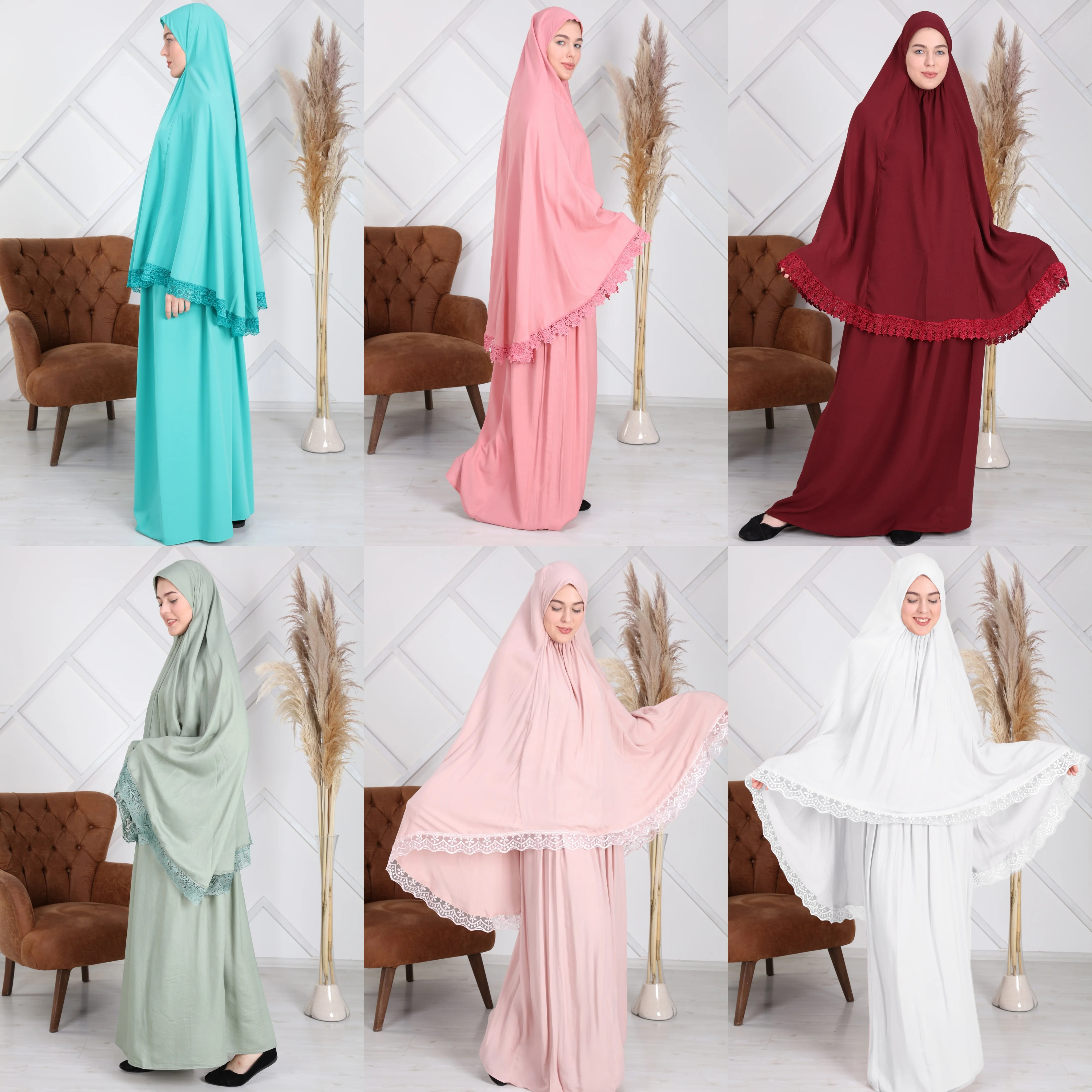 muculmano capa completa oracao abaya vestido islamico tradicional cottony turquia feminino burka fina dois peca conjunto ramadan tecido de luxo 01