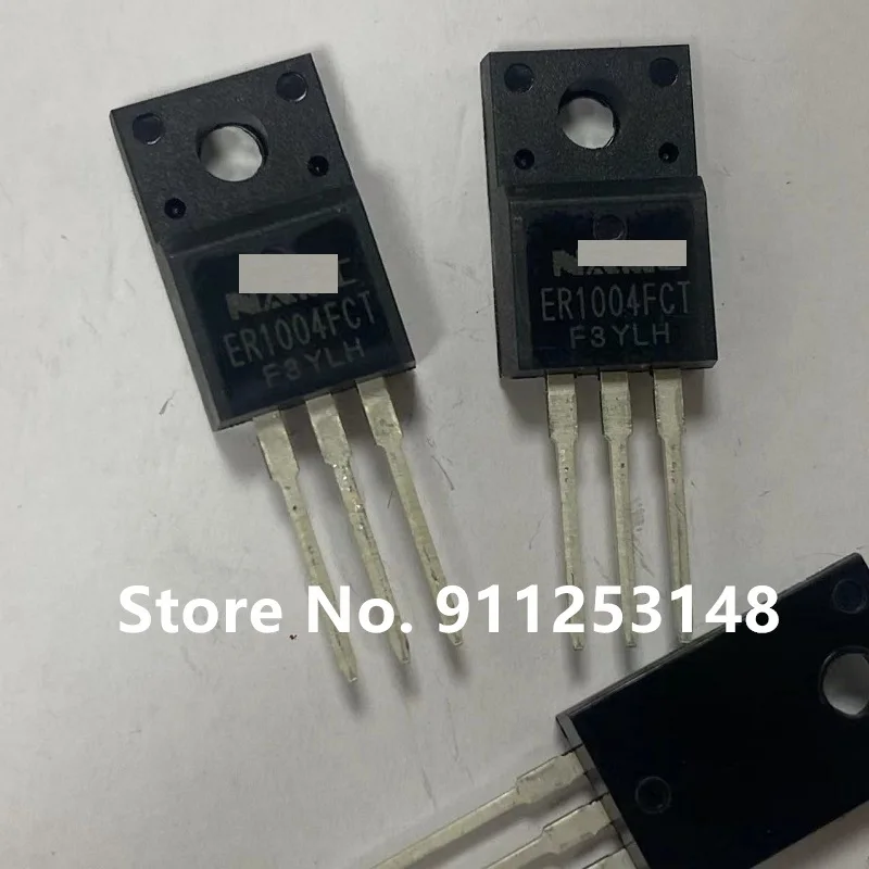 Wholesaler 50pcs/100pcs/lot ER1004FCT TO-220F 400V 10A 35ns diode Original