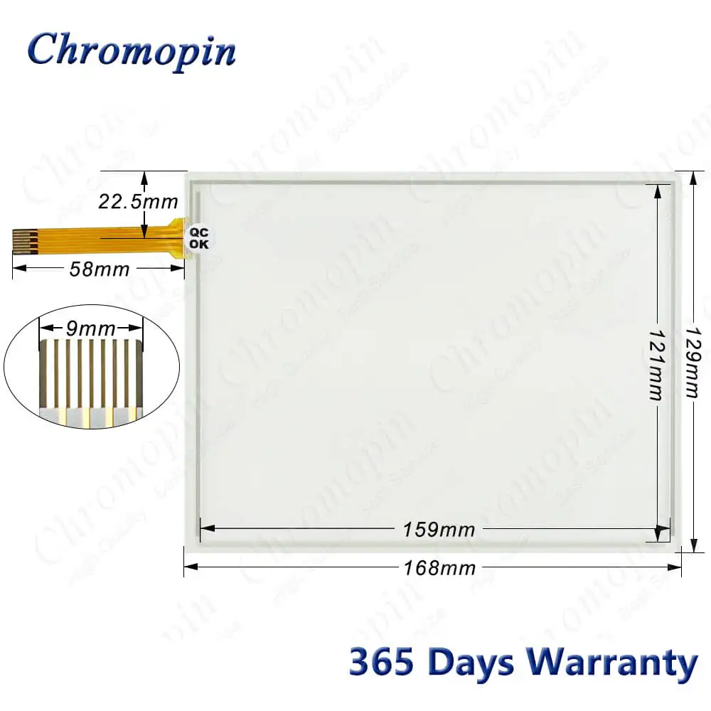 Touch Screen Panel Digitizer Glass for GP-4401T PFXGP4401TAD PFXGP4401TADR Touchscreen + Protective Film Front Overlay