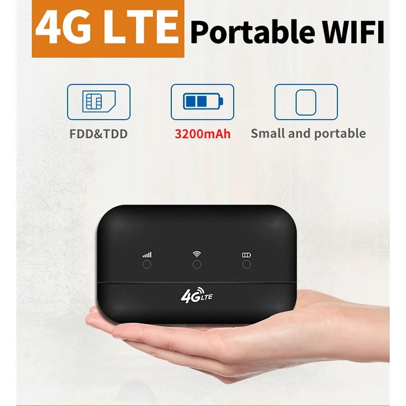 WIFI Router LT600 4G 150Mbps Hotspot Mifis Support B1 B3 B5 B7 B8 B20 B38 B40 B41 Similar to huawei E5885