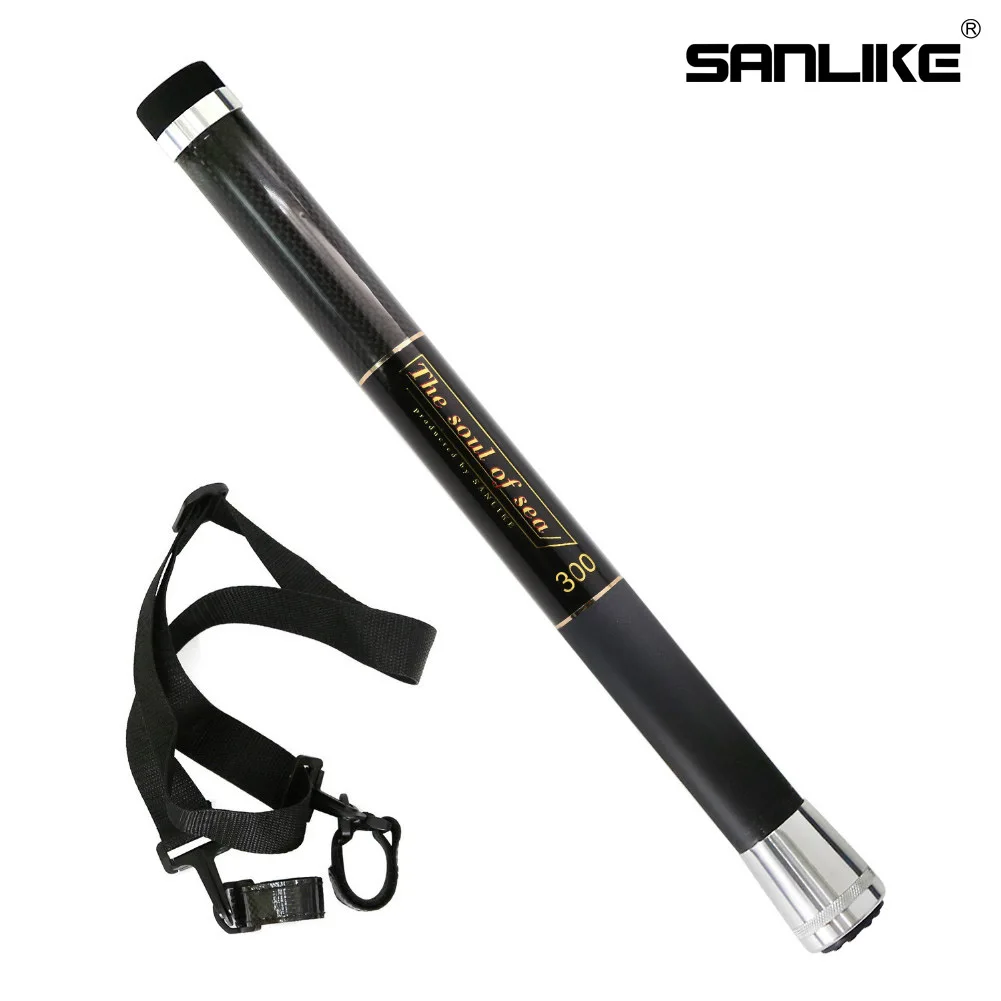 SANLIKE 3m Fishing Landing Net Pole Portable Telescopic Extension Carbon Fiber Handle Rod Stretch Retractable Gear Tool