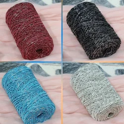 Multicolor Silvery Supra Patterned Bag Yarn - 160m - 250g - 7 Color Options - Cotton - Polyester - Accessory Materials, Placemat, Vest, Basket, Fantasy Knitted, Thread - DIY