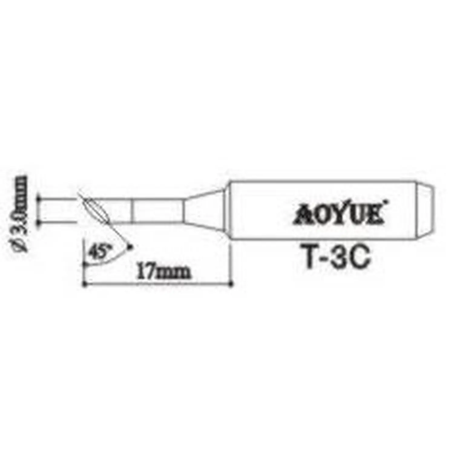 AOYUE T3C replacement soldering iron tip
