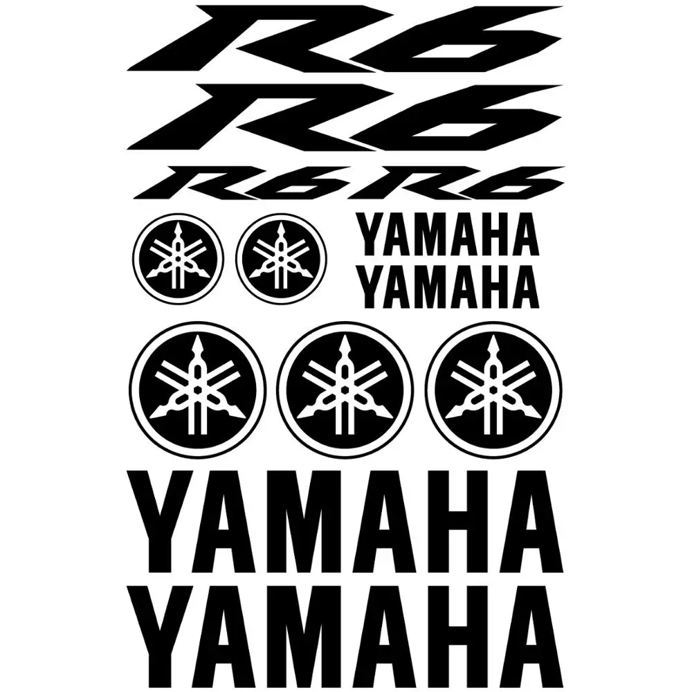 Kit bumper vinyl-Stickers-Decals for Yamaha YZF R6