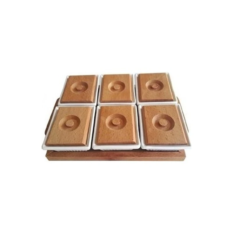 Hill Ceramic Lux Wooden Lid Breakfast Set Porcelain Bowls Wooden Tray Decorative Stylish Free Fast Shipping From Turkey