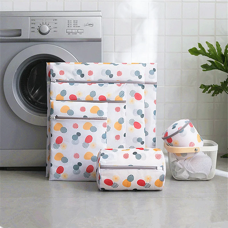 

Traveling Portable Large Laundry Bag Underwear Bra Mesh Polyester Clothes Organizer Laundry Baskets