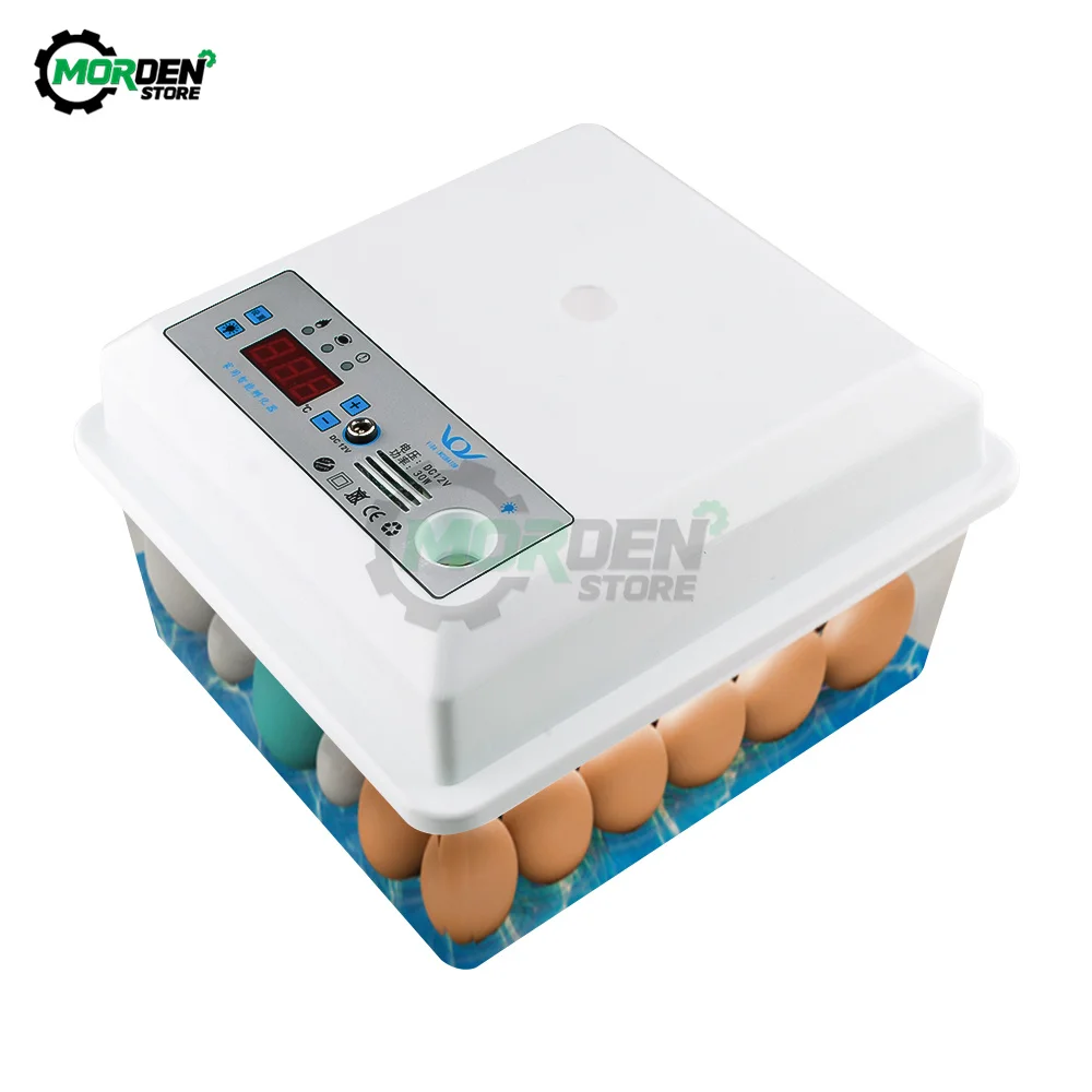 20 Eggs Household Incubator Small Plastic Bionic Water Bed Incubator Automatic Temperature Control Egg Incubator