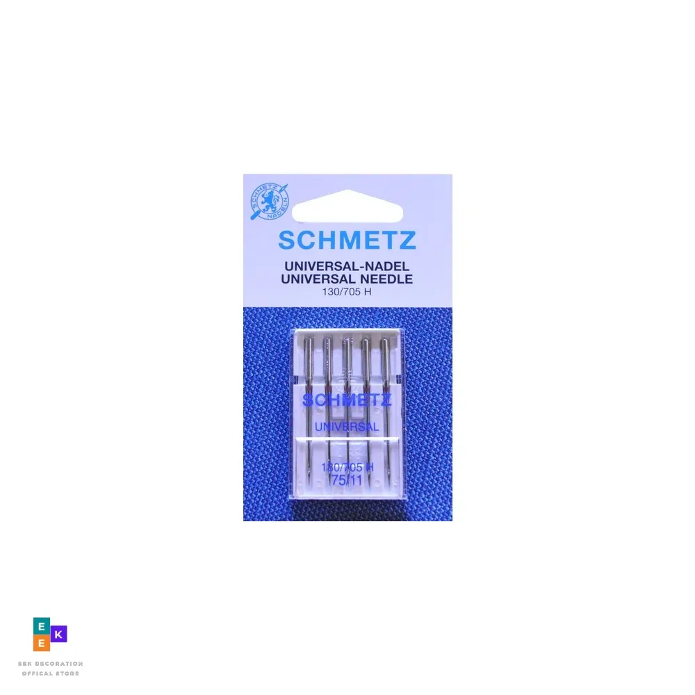 25Pcs Schmetz Household Sewing Machine Needles Universal Jersey Jeans Assorted Sizes for Singer Brother Janome and All Brands