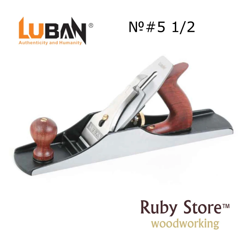 

Qiangsheng Luban No.5 1/2 Hand Jointer Plane - Bedrock Pattern, Fine Woodworking Bench Plane