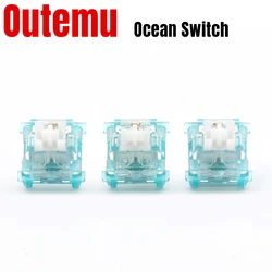 Outemu Ocean Switch for Mechanical Keyboard 3Pin Silent Linear Clicky 45g 55g RGB SMD Mechan Keyboard Lube Gaming MX Switches