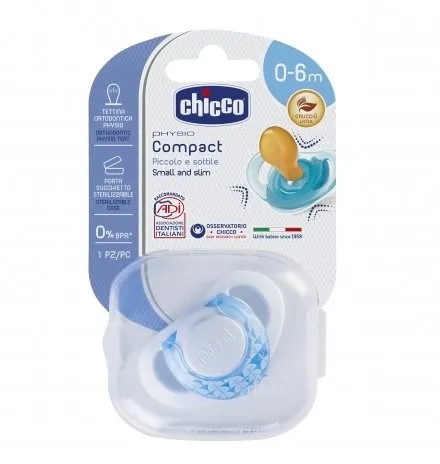 Chicco Baby products pacifier food grade rubber newborn bite game mouth round 0-6 Month +