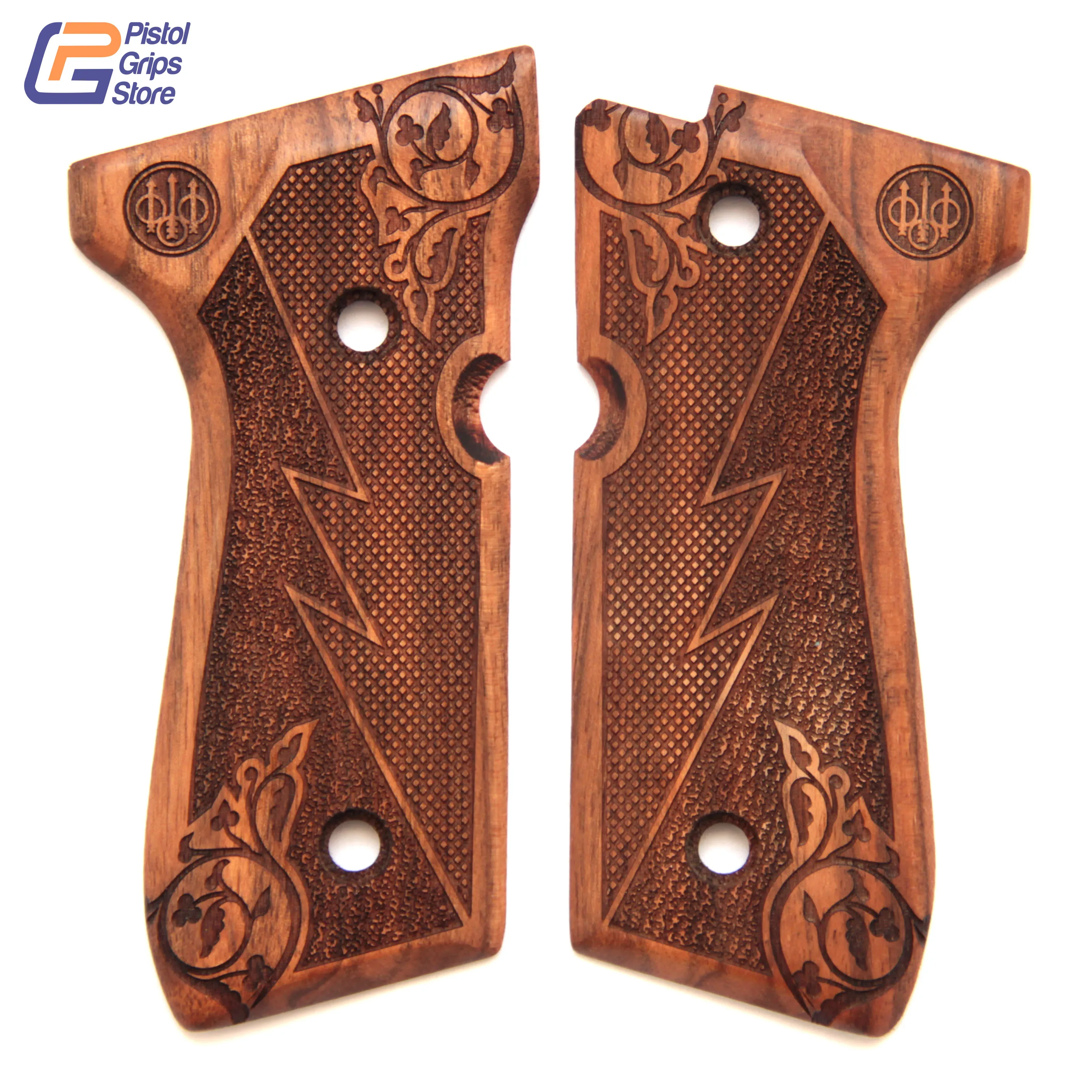 Beretta F92,92 A1, 92G, 92FS, 96, 96 A1, M9, m9A1 Wooden Gun Handles