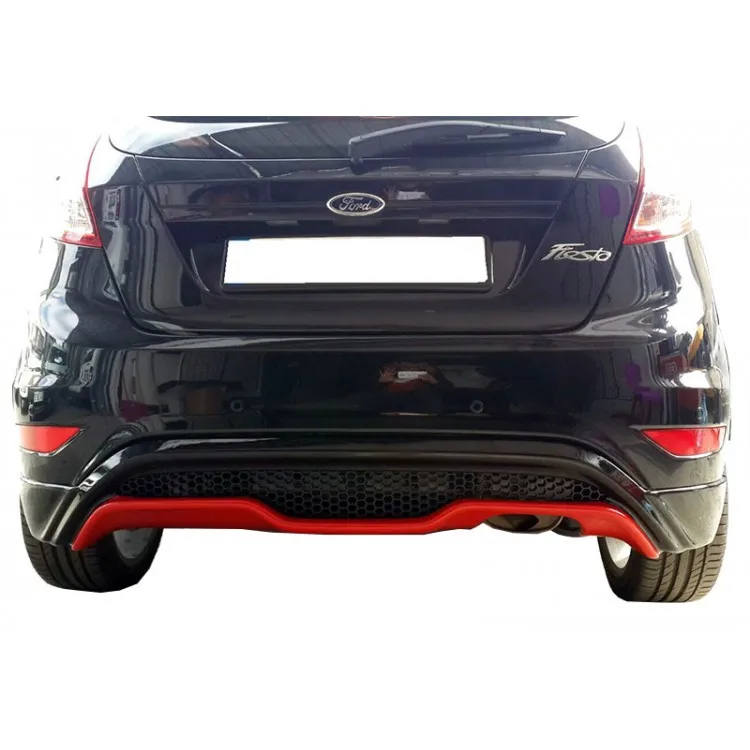 For Ford Fiesta MK7 St ABS Rear Splitter Diffuser Body kit 2008 2009 2010 2011 2012 2013 2014 2015 2016