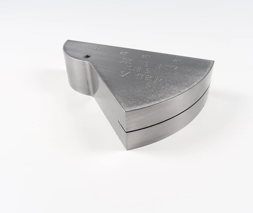 DSC Ultrasoon testblok Koolstofstaal blok