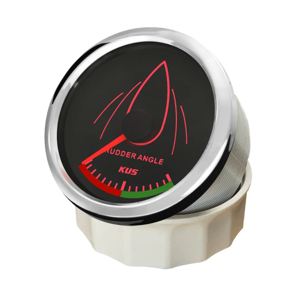 

KUS 85mm Marine Rudder Angle Indicator Gauge with Red Backlight