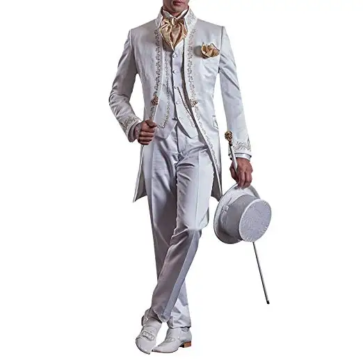 Handsome Newest Wedding Tuxedos Peaked Lapel Satin Fabric High Quality New Design Men Formal Suits Bridegroom Three Pieces