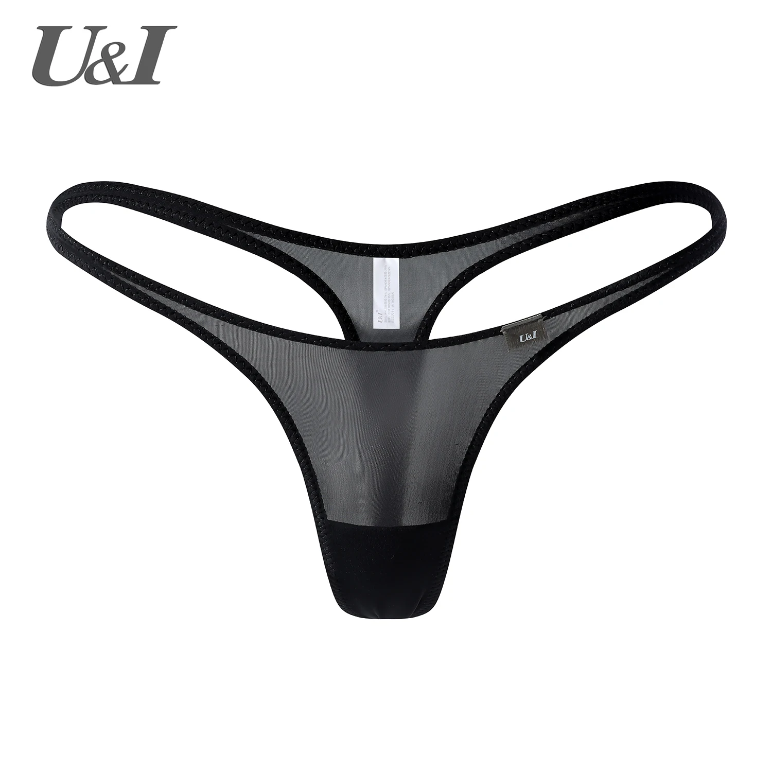 U&I sexy thong women\'s buttocks show buttocks tback invisible translucent ultra-thin senseless girl T panties