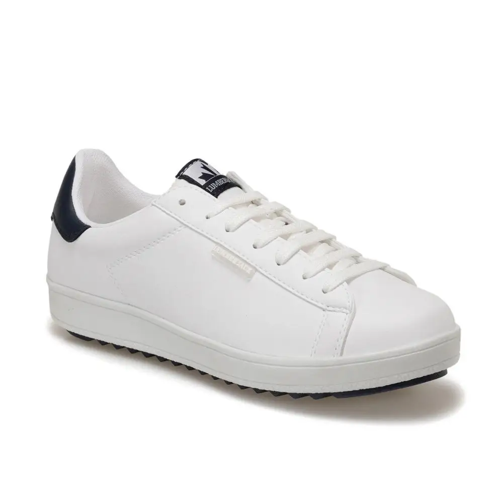 Men's white sneakers  diary walking shoe 2021 collection Faux Leather Lace-up comfortable light breathable  high quality