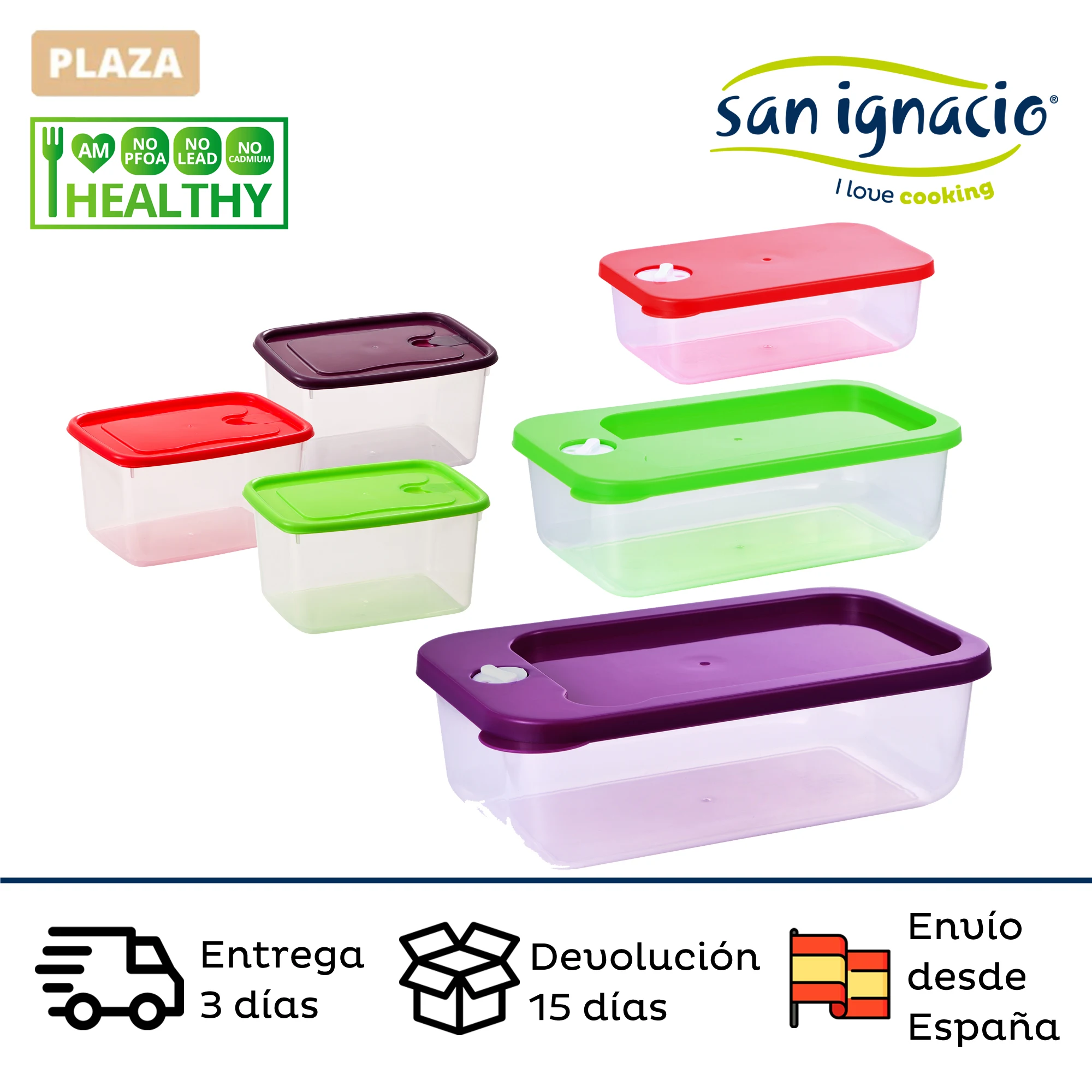 SAN IGNACIO Jolie polypropylene fiamberas in various colors and stackable