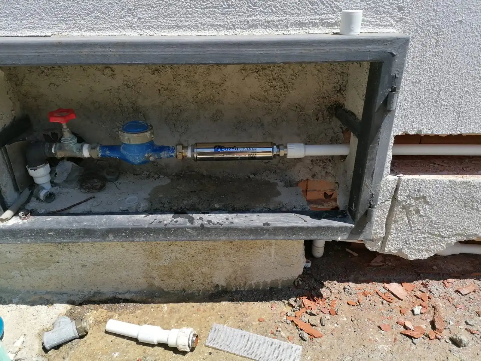 Ultramag Anti calcário removedor, água dura, amaciante prevenção escala, casa inteira